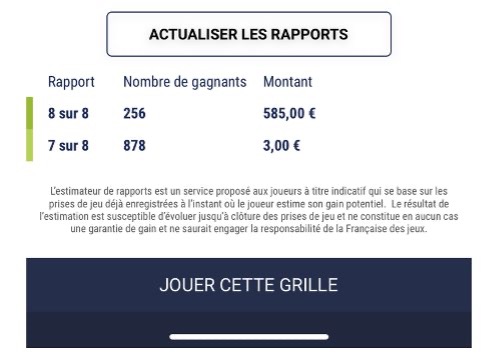 estimateur de rapport